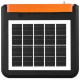 Акустична система NEWVEW NV-9218 Solar Panel/BT/USB/TF/FM Orange (NWVW-NV-9218-OR)
