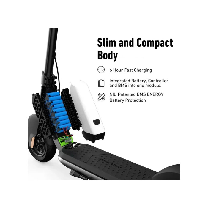Електросамокат NIU KQi1 Sport Black 9