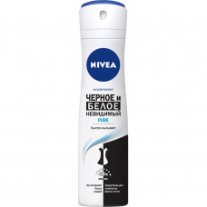 Антиперспірант Nivea Pure Невидимий Захист для чорного та білого спрей 150 мл (4005900034243)