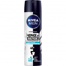 Антиперспірант Nivea Men Чорне та Біле Невидимий Fresh спрей 150 мл (4005900379313)