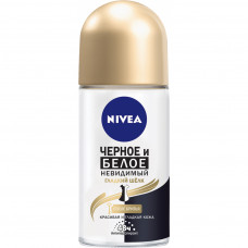 Антиперспірант Nivea Чорне і Біле Невидимий кульковий 50 мл (4005900624161)