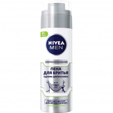 Піна для гоління Nivea Men Одним рухом формула для легкого гоління 200 мл (4005900758828)