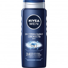 Гель для душу Nivea Men Екстремальна свіжість 2в1 з ментолом 500 мл (4005900845993)