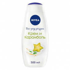 Гель для душу Nivea Крем та Карамболь з олією моної 500 мл (5900017052960/9005800317892)