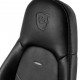 Крісло ігрове Noblechairs Icon Black/Platinum White (NBL-ICN-PU-BPW)