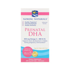 Жирні кислоти Nordic Naturals Риб'ячий Жир для Вагітних, без добавок, 500 мг, 90 гелевих (NOR-01741)
