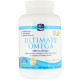 Жирні кислоти Nordic Naturals Риб'ячий Жир, Смак Лимона, Ultimate Omega, Lemon, 1,280 мг, (NOR-03790)