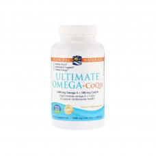 Жирні кислоти Nordic Naturals Риб'ячий жир + Коензим Q10, 1000 мг, Ultimate Omega + CoQ10, (NOR01892)