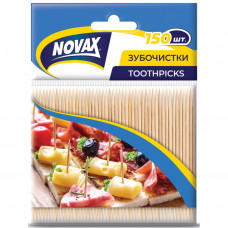 Зубочистки Novax бамбукові 150 шт. (4823058309101)