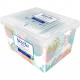 Ватні палички Novita Delicate Deco-box у квадратній коробці 300 шт. (4823071643909)
