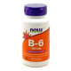 Вітамін Now Foods Вітамін В6 (Піридоксин), Vitamin B6, 100 мг, 100 капсул (NF0456)