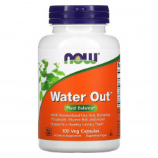 Мінерали Now Foods Баланс рідини, Water Out, Fluid Balance, Now Foods, 100 веге (NOW-01908)