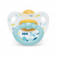 Пустушка Nuk Happy Kids Літак, 0-6 міс., блакитна (3952326)