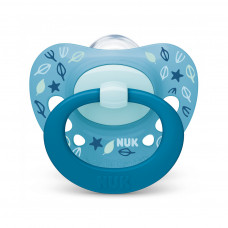 Пустушка Nuk Signature 1,5 міс - 3 роки. блакитна (3952419)
