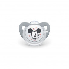 Пустушка Nuk Trendline Disney Mickey 6-18 міс., сіра з білим (3954016)