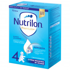 Дитяча суміш Nutrilon 4 Premium+ молочна 600 г (5900852047190)