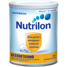 Дитяча суміш Nutrilon Безлактозний 400 г (8712400745291)