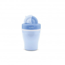 Поїльник-непроливайка Nuvita 18м+ 200мл. с трубочкой синий (NV1436Blue)