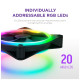 Кулер до корпусу NZXT F140RGB Duo (RF-D14DF-B1)