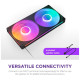 Кулер до корпусу NZXT F280 RGB Core Fan (Single Frame) - Black (RF-U28HF-B1)
