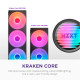 Система рідинного охолодження NZXT Kraken Core 360 Black with RGB fans Single Fra (RL-KR36C-B1)