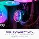 Система рідинного охолодження NZXT Kraken Core 360 Black with RGB fans Single Fra (RL-KR36C-B1)