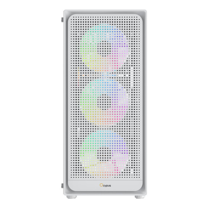 Корпус для ПК OCYPUS GAMMA C50 WH ARGB (GAMMA-C50-WHG400XX-GL)