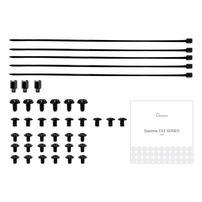 Корпус для ПК OCYPUS GAMMA C52 BK (GAMMA-C52-BKD000XX-GL)