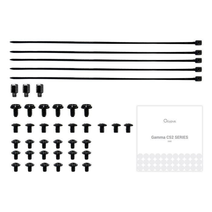 Корпус для ПК OCYPUS GAMMA C52 BK ARGB (GAMMA-C52-BKD300XX-GL)