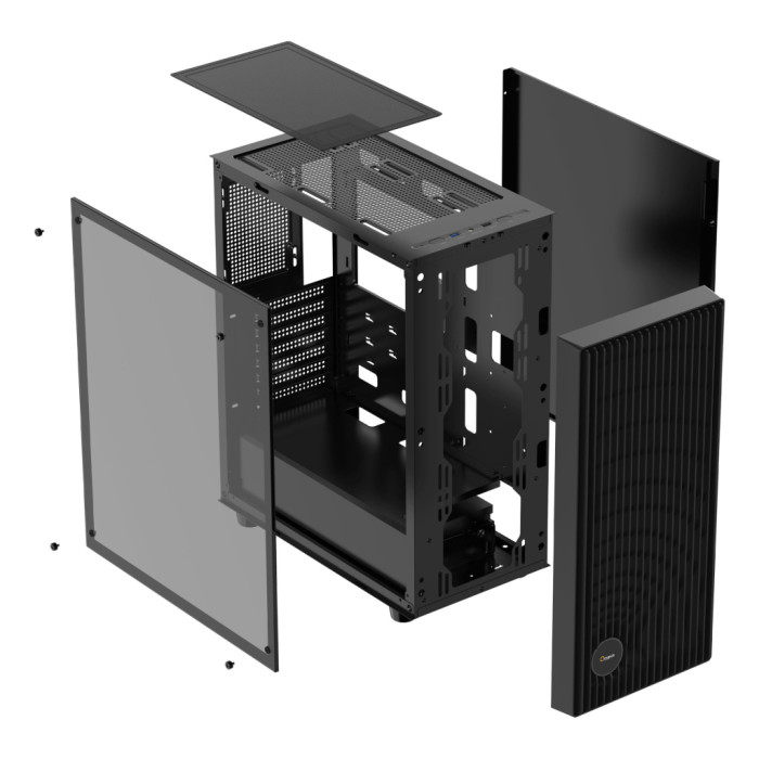 Корпус для ПК OCYPUS GAMMA C70 BK (GAMMA-C70-BKG000XX-GL)