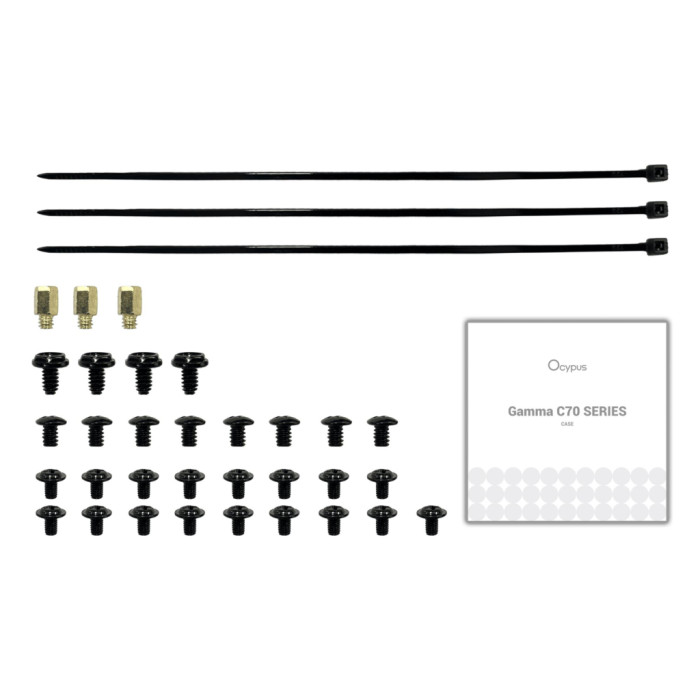 Корпус для ПК OCYPUS GAMMA C70 BK ARGB (GAMMA-C70-BKG400XX-GL)
