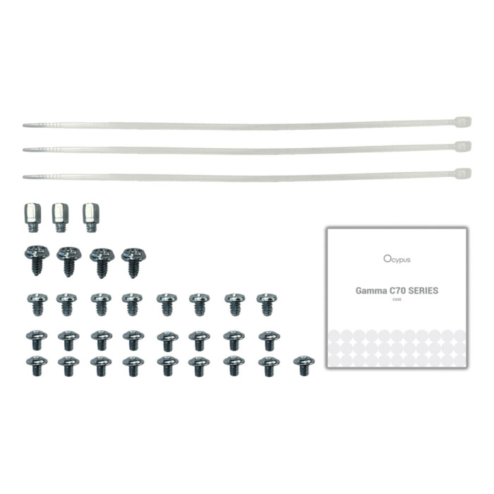 Корпус для ПК OCYPUS GAMMA C70 WH (GAMMA-C70-WHG000XX-GL)