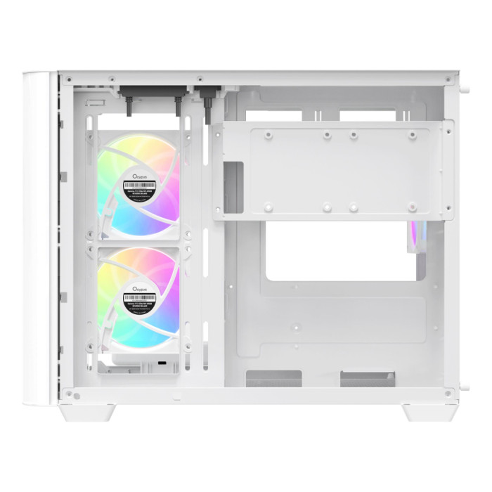 Корпус для ПК OCYPUS IOTA C50 WH CURVE ARGB DIGITAL (IOTA-C50-WHD300CD-GL)