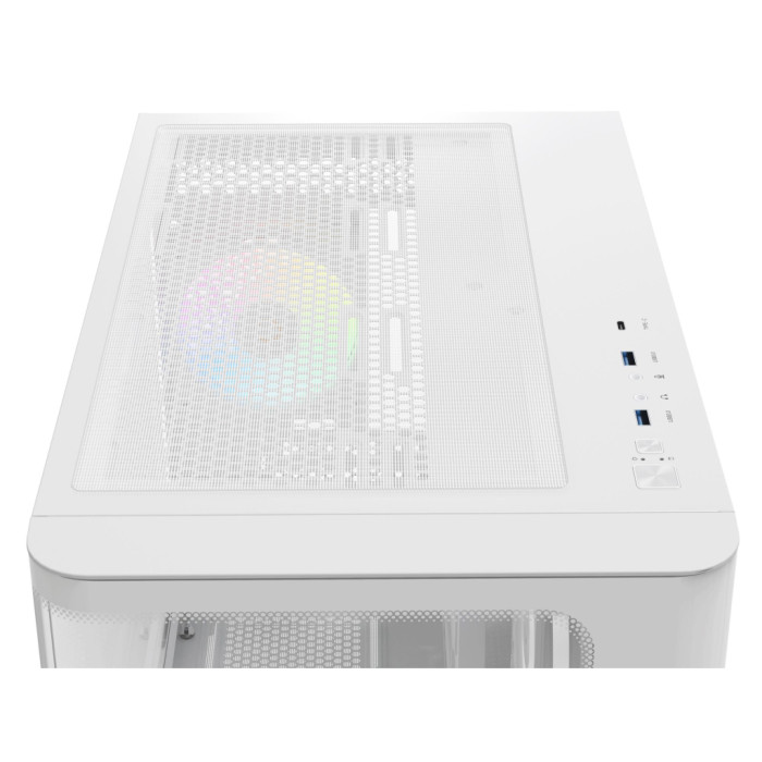 Корпус для ПК OCYPUS IOTA C50 WH CURVE ARGB DIGITAL (IOTA-C50-WHD300CD-GL)