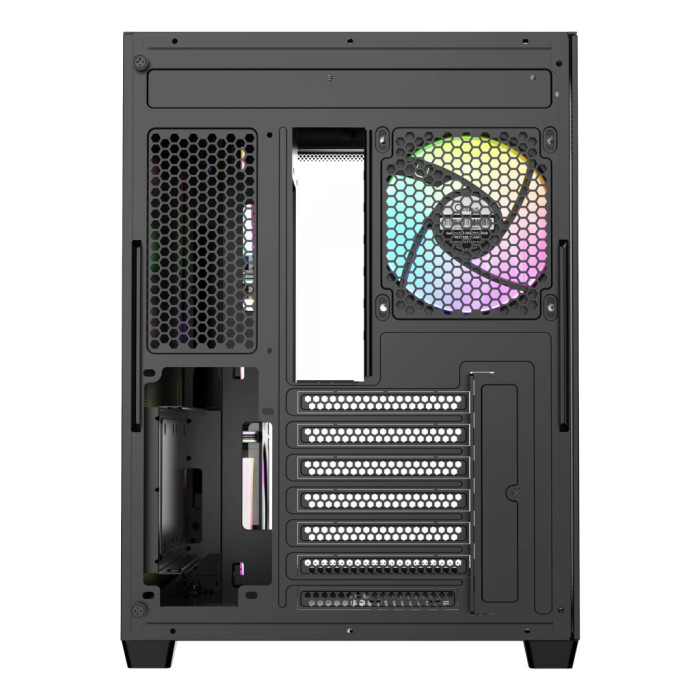 Корпус для ПК OCYPUS IOTA C70 BK CURVE ARGB DIGITAL (IOTA-C70-BKD400CD-GL)