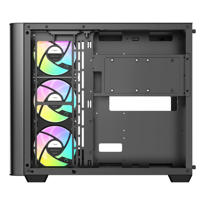 Корпус для ПК OCYPUS IOTA C70 BK CURVE ARGB DIGITAL (IOTA-C70-BKD400CD-GL)