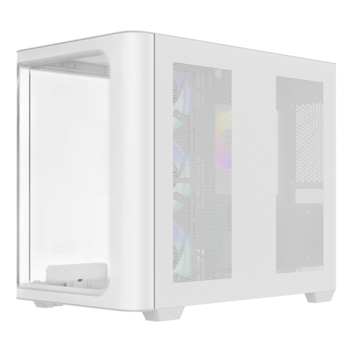 Корпус для ПК OCYPUS IOTA C70 WH CURVE ARGB DIGITAL (IOTA-C70-WHD400CD-GL)