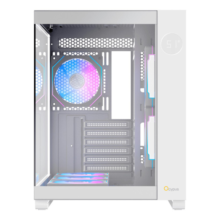 Корпус для ПК OCYPUS IOTA C70 WH ARGB (IOTA-C70-WHD600XX-GL)