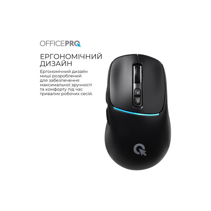 Мишка OfficePro M468B Wireless/Bluetooth Black (M468B)