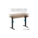 Комп'ютерний стіл OfficePro ODE1260DW Dark Wood/Black (ODE1260DW)