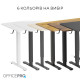 Комп'ютерний стіл OfficePro ODE1470LWB Light Wood/Black (ODE1470LWB)