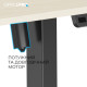 Комп'ютерний стіл OfficePro ODE1470LWB Light Wood/Black (ODE1470LWB)