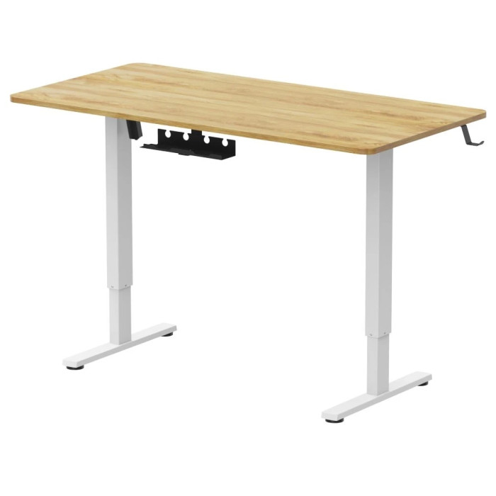 Комп'ютерний стіл OfficePro ODE1470LWW Light Wood/White (ODE1470LWW)