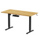 Комп'ютерний стіл OfficePro ODE1470LW 1400 х 700 мм Light Wood/Black (ODE1470LW)