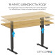 Комп'ютерний стіл OfficePro ODE1470LW 1400 х 700 мм Light Wood/Black (ODE1470LW)