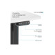 Комп'ютерний стіл OfficePro ODE1470WB White/Black (ODE1470WB)