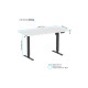 Комп'ютерний стіл OfficePro ODE1470WB White/Black (ODE1470WB)