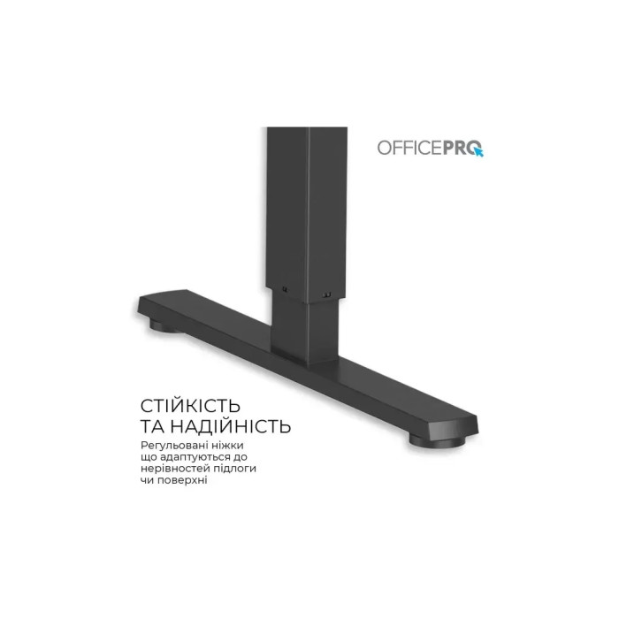 Комп'ютерний стіл OfficePro ODE1670DW Dark Wood/Black (ODE1670DW)