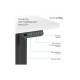 Комп'ютерний стіл OfficePro ODE1670WB White/Black (ODE1670WB)