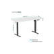 Комп'ютерний стіл OfficePro ODE1670WB White/Black (ODE1670WB)